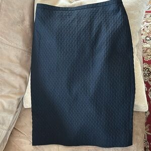 Beautiful, Black, Cotton Skirt, Made in France